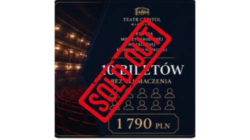 10szt. BILET KONFERENCJA (bez tłumacza)