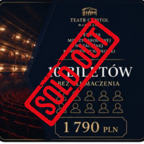 10szt. BILET KONFERENCJA (bez tłumacza)
