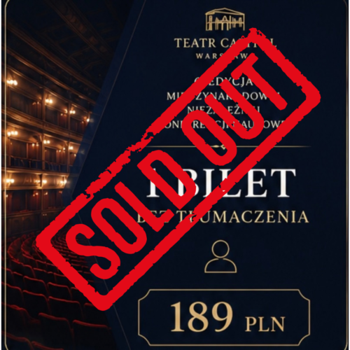BILET KONFERENCJA (bez tłumacza)